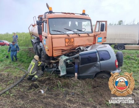 В Башкирии в ДТП с «КамАЗом» погибли два человека