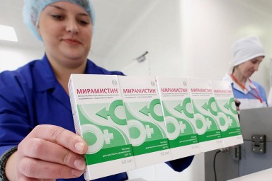 В России заблокировали работу компании-производителя антисептика «Мирамистин»