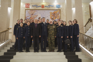 В Санкт-Петербурге состоялась встреча курсантов Санкт-Петербургской академии СК России с ветеранами уголовного розыска