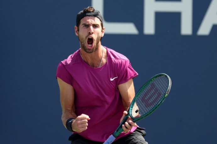 Хачанов покинет топ-10 рейтинга АТР после поражения от Штруффа в Алма-Ате Хачанов покинет топ-10 рейтинга АТР после поражения от Штруффа в Алма-Ате