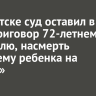 В Иркутске суд оставил в силе приговор 72-летнему водителю, насмерть сбившему ребенка на «зебре»