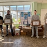 Курская школа № 29 передала гуманитарную помощь бойцам СВО ко Дню Победы