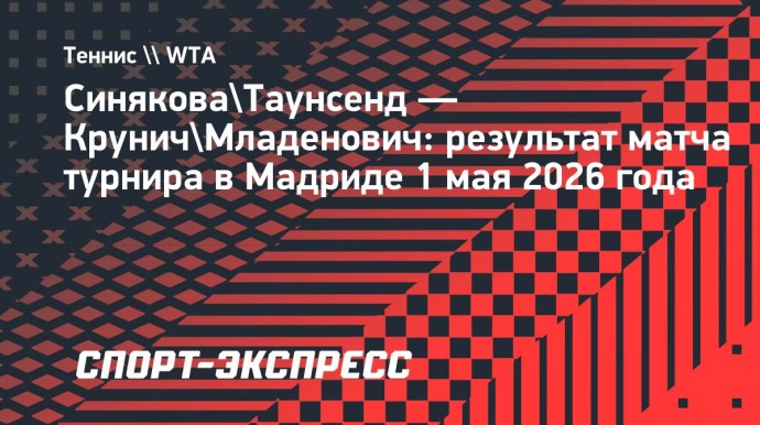Андреева и Шнайдер в финале турнира в Мадриде сыграют с Синяковой и Таунсенд