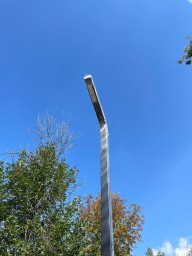 В Уфе на спортивной площадке установили защищенные фонари