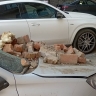 В Уфе на припаркованные автомобили рухнула стена