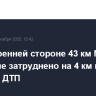 На внутренней стороне 43 км МКАД движение затруднено на 4 км по причине ДТП
