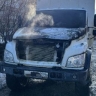 Грузовик пострадал при пожаре в Тынде