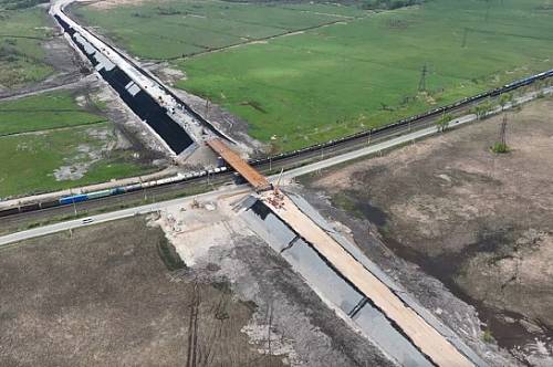 В Приамурье новобурейский путепровод готовят к асфальтированию