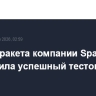 Лунная ракета компании SpaceX совершила успешный тестовый полет