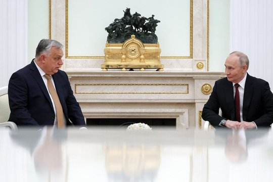 Владимир Путин принял в Кремле Виктора Орбана