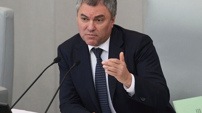 Володин рассказал о законах, направленных на поддержку студенчества