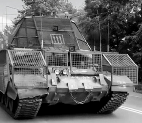 В одной из бригад ВСУ из Т-62 соорудили машину для перевозки пехоты