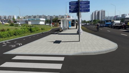 Выполнено благоустройство территории возле транспортного хаба «Домодедовская»