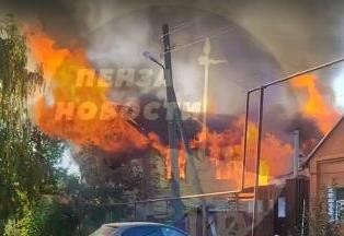 Пожар на улице Пархоменко в Пензе прокомментировали в МЧС