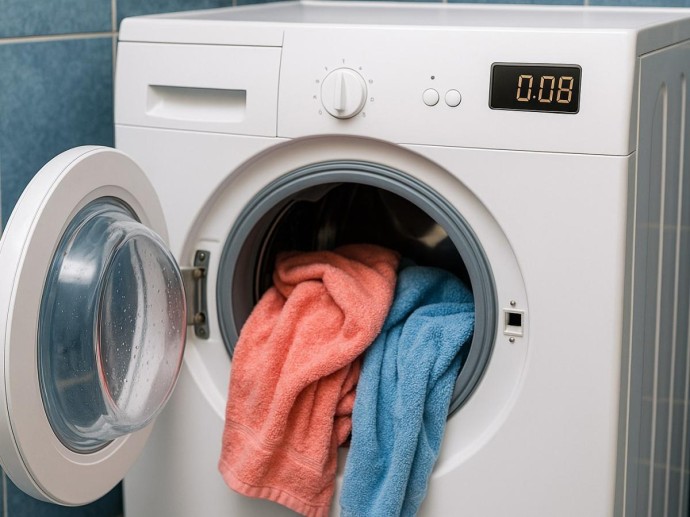 Длительное открытие дверцы стиральной машины ускоряет износ уплотнителя и петель