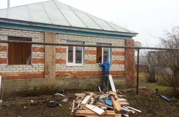 В Пензенской области заменяют окна в домах, повреждённых ударной волной БПЛА