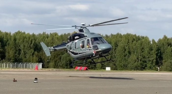 Вертолёт «Ансат» с российским двигателем ВК-650В совершил свой первый полёт