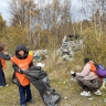 В районе Бурятии дети убрали берег Байкала