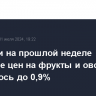 В России на прошлой неделе снижение цен на фрукты и овощи ускорилось до 0,9%