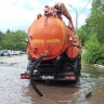 С улиц Благовещенска откачивают воду после грозы