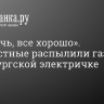 «Не плачь, все хорошо». Неизвестные распылили газ в петербургской электричке