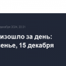 Что произошло за день: воскресенье, 15 декабря