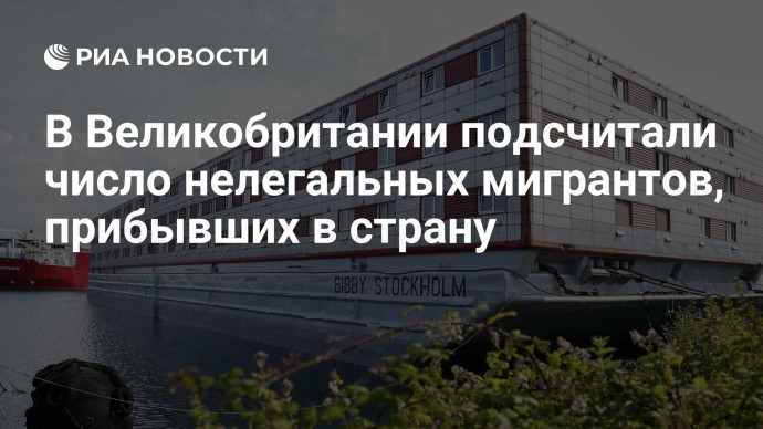 В Великобритании подсчитали число нелегальных мигрантов, прибывших в страну