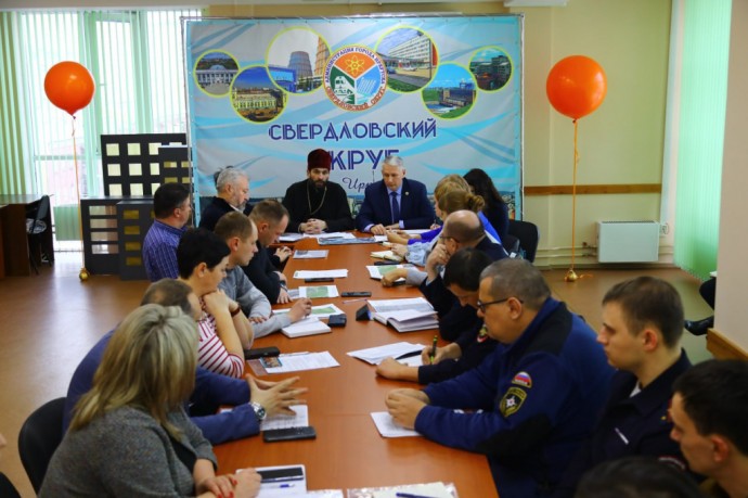 В Иркутске обустраивают комплекс крещенской иордани
