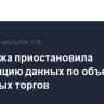 Мосбиржа приостановила публикацию данных по объемам валютных торгов