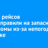 Девять рейсов перенаправили на запасные аэродромы из-за непогоды в Иркутске