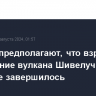 Ученые предполагают, что взрывное извержение вулкана Шивелуч на Камчатке завершилось