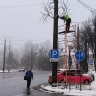 В Смоленске на улице Николаева ремонтируют подсветку