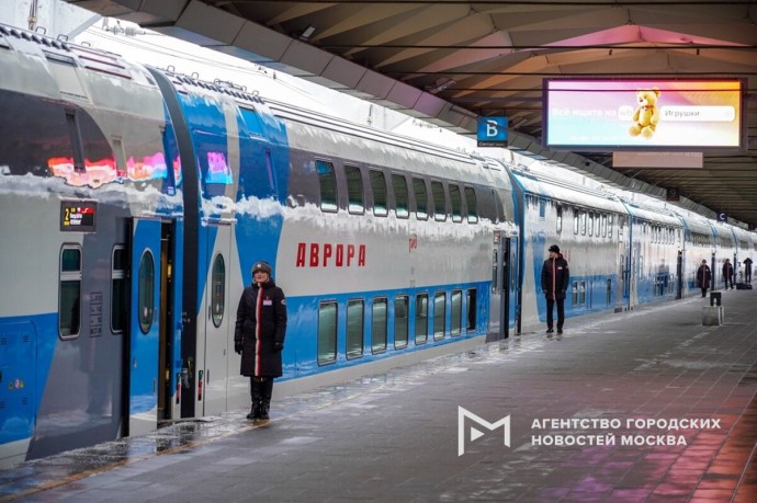 Новый поезд «Аврора» при подъезде к Москве закидали камнями – источник