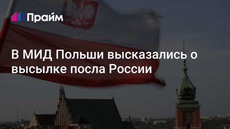 В МИД Польши высказались о высылке посла России