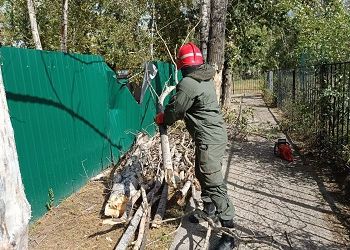 В Благовещенске к ликвидации последствий непогоды привлекли спасателей