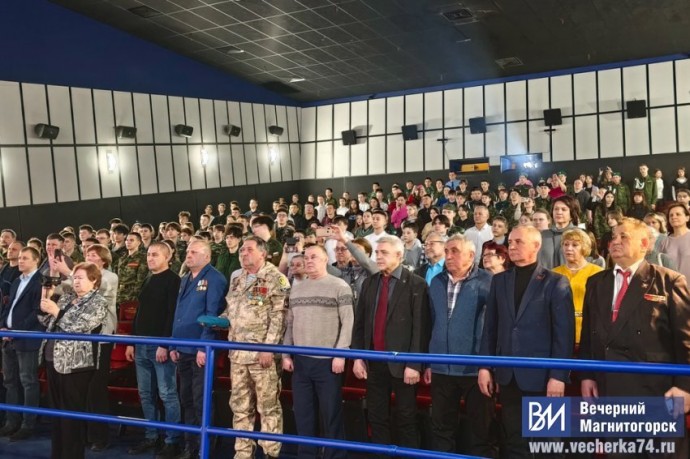 В Магнитогорске прошла встреча молодежи с ветеранами боевых действий