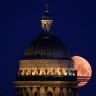 Посмотрите, какая Луна сегодня взошла над Петербургом...