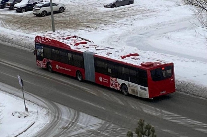 В Перми запустят два временных маршрута с автобусами с «гармошкой»