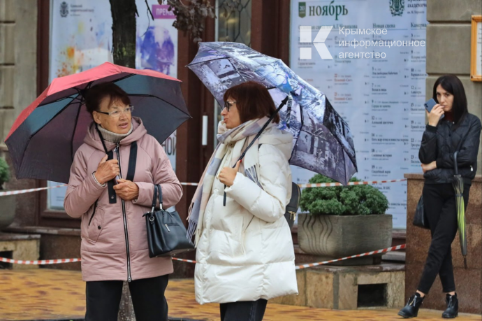 Завтра в Крыму местами пройдут кратковременные дожди