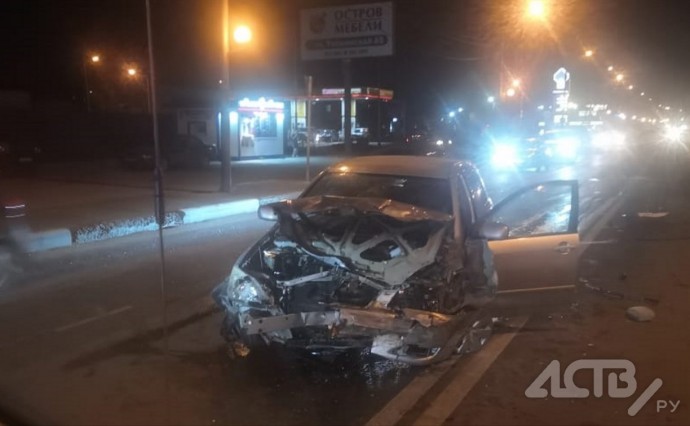 Авария с пострадавшими произошла в Южно-Сахалинске