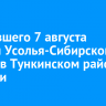 Пропавшего 7 августа жителя Усолья-Сибирского нашли в Тункинском районе Бурятии