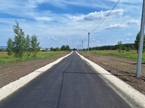 В поселке Ромоданово Республики Мордовия завершили строительство шести дорог