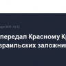 ХАМАС передал Красному Кресту троих израильских заложников