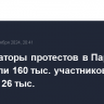 Организаторы протестов в Париже насчитали 160 тыс. участников, власти - 26 тыс.