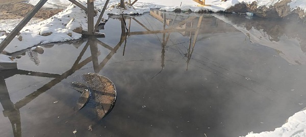 В Улан-Удэ улицу могло залить технологическими водами