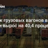 Выпуск грузовых вагонов в России вырос на 40,4 процента