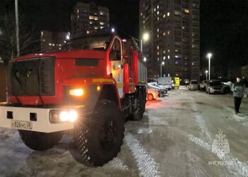 В Благовещенске при пожаре в микрорайоне спасли 12 человек