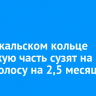 На Байкальском кольце проезжую часть сузят на одну полосу на 2,5 месяца