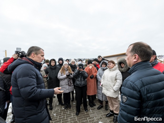 Гладков вновь встретился с жильцами микрорайонов ИЖС Старооскольского округа