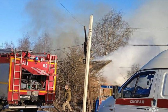 Под Рождество в Тульской области произошло 6 техногенных пожаров